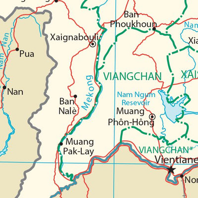 Avenza Systems Inc. Laos Transportation digital map