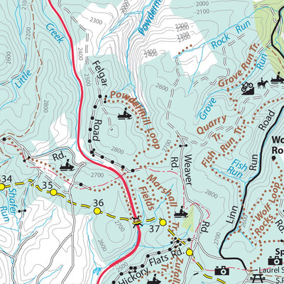 Avenza Systems Inc. Laurel Highlands Hiking Trail digital map