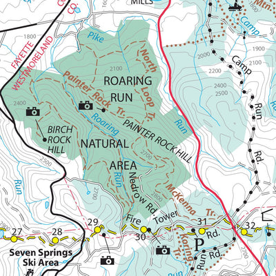 Avenza Systems Inc. Laurel Highlands Hiking Trail digital map