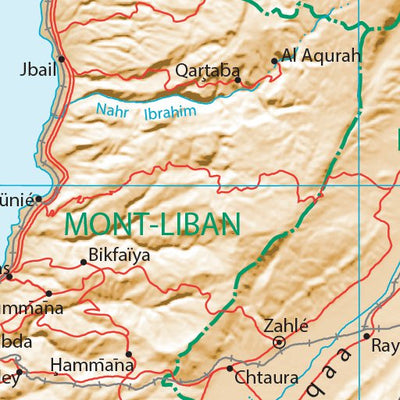 Avenza Systems Inc. Lebanon Physiography digital map