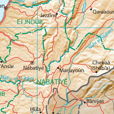 Avenza Systems Inc. Lebanon Physiography digital map