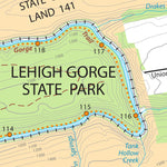 Avenza Systems Inc. Lehigh Gorge State Park Map digital map