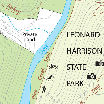 Avenza Systems Inc. Leonard Harrison & Colton Point State Parks Map digital map