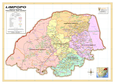 Avenza Systems Inc. Limpopo, South Africa digital map