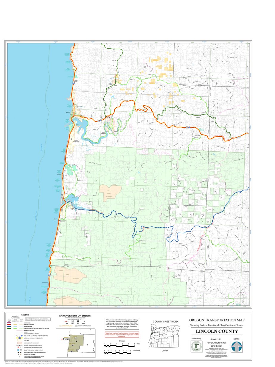 Lincoln County Sheet 2 Map by Avenza Systems Inc. | Avenza Maps