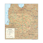 Avenza Systems Inc. Lithuania Physiography digital map