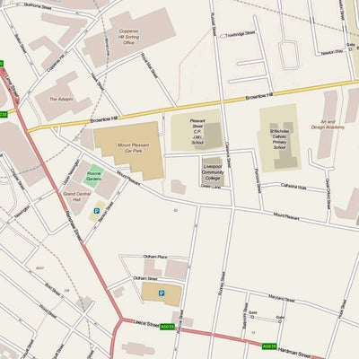 Avenza Systems Inc. Liverpool digital map