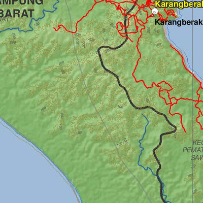 Avenza Systems Inc. M06: Lampung Barat & Lampung Selatan District digital map