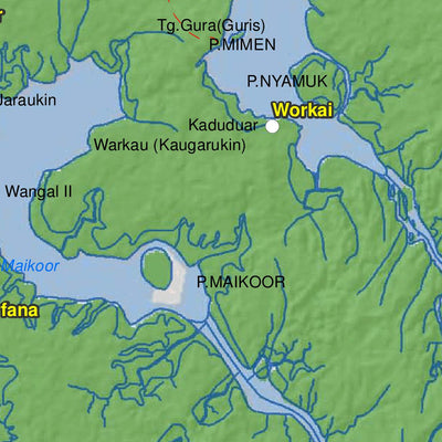 Avenza Systems Inc. M22: Kepulauan Aru District digital map