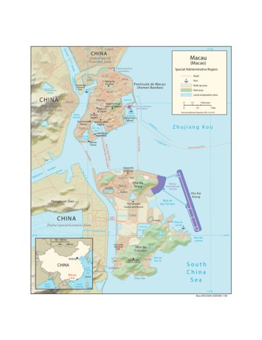 Avenza Systems Inc. Macau Physiography digital map
