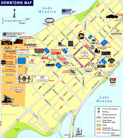 Avenza Systems Inc. Madison Downtown digital map