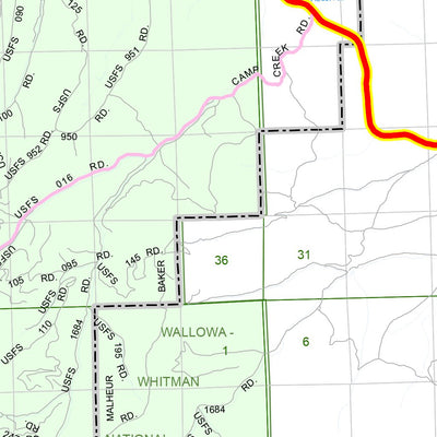 Avenza Systems Inc. Malheur County Sheet 1 digital map