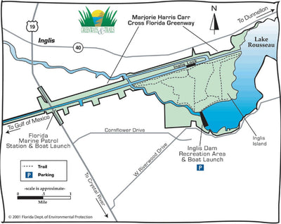 Avenza Systems Inc. Marjorie Harris Carr Cross Florida Greenway: Inglis Island Trails digital map