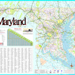 Avenza Systems Inc. Maryland Highways digital map