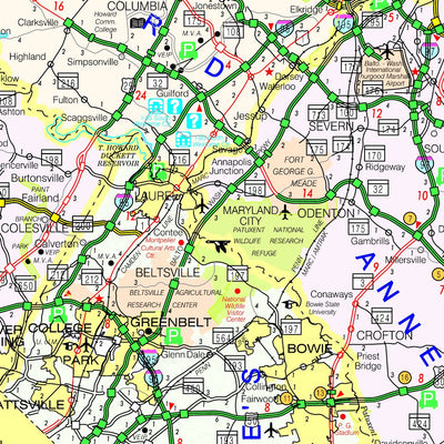 Avenza Systems Inc. Maryland Highways digital map