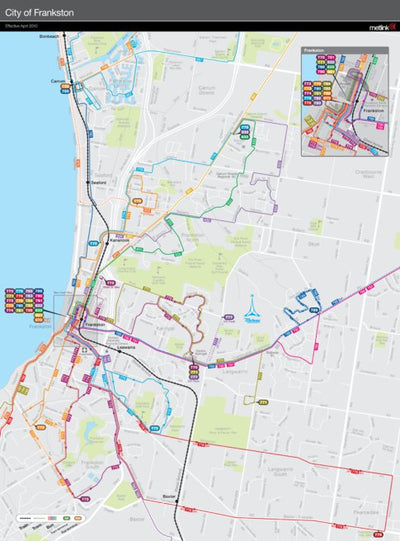 Avenza Systems Inc. Melbourne Transit: Frankston digital map