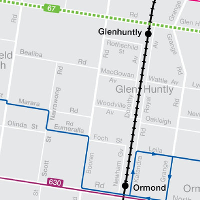 Avenza Systems Inc. Melbourne Transit: Glen Eira digital map