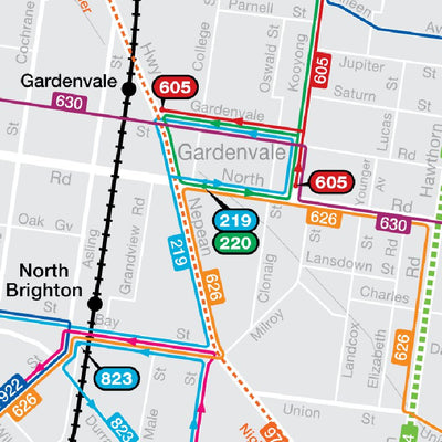 Avenza Systems Inc. Melbourne Transit: Glen Eira digital map