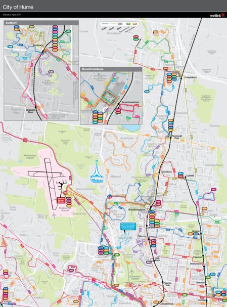 Melbourne Transit: Hume Map by Avenza Systems Inc. | Avenza Maps