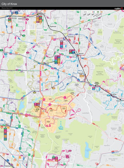 Avenza Systems Inc. Melbourne Transit: Knox digital map