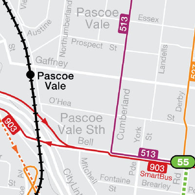 Avenza Systems Inc. Melbourne Transit: Moreland digital map