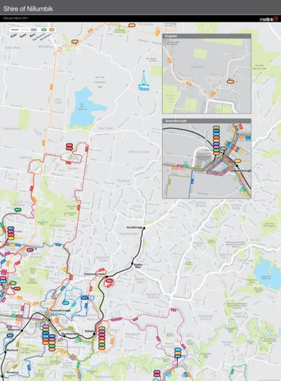 Melbourne Transit: Nillumbik Map by Avenza Systems Inc. | Avenza Maps