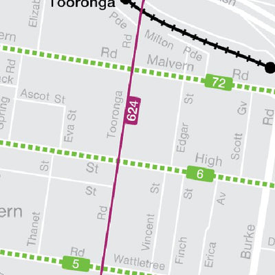 Avenza Systems Inc. Melbourne Transit: Stonnington digital map