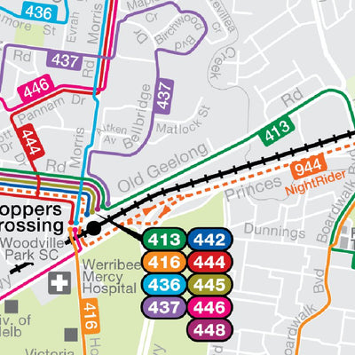 Avenza Systems Inc. Melbourne Transit: Wyndham digital map