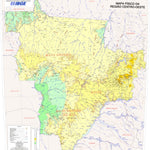 Avenza Systems Inc. Mid-western Brazil Physical Relief digital map