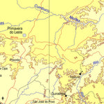 Avenza Systems Inc. Mid-western Brazil Physical Relief digital map