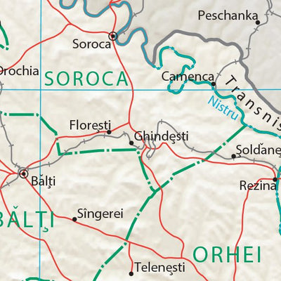 Avenza Systems Inc. Moldova Physiography digital map