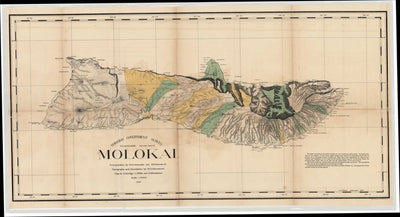 Avenza Systems Inc. Molokai 1897 - Hawaii Territory Survey digital map