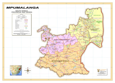 Avenza Systems Inc. Mpumalanga, South Africa digital map