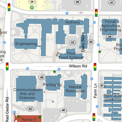 Avenza Systems Inc. MSU Main Campus digital map