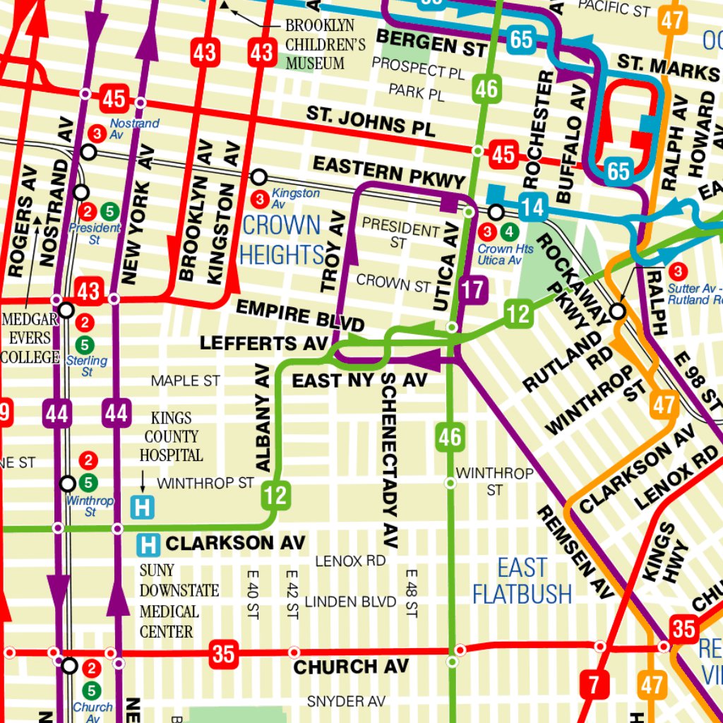 MTA Brooklyn Transit Map by Avenza Systems Inc. | Avenza Maps