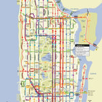 Avenza Systems Inc. MTA Manhattan Bus Map digital map