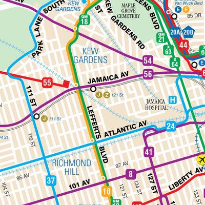 Avenza Systems Inc. MTA Queens Transit digital map