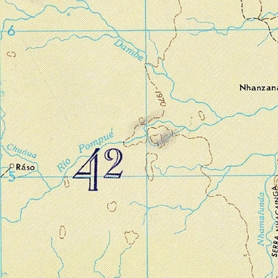 Avenza Systems Inc. Mungari, Mozambique; Rhodesia - se-36-7 digital map