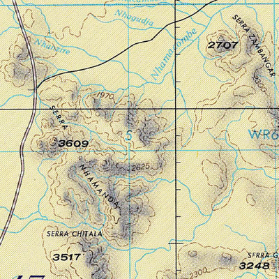 Avenza Systems Inc. Mungari, Mozambique; Rhodesia - se-36-7 digital map