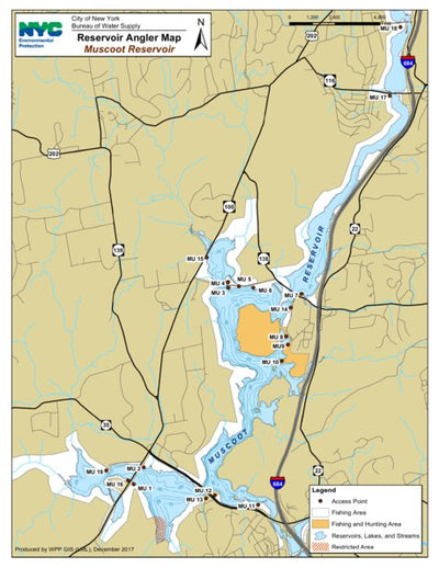 Avenza Systems Inc. Muscoot Angler Reservoir Map digital map