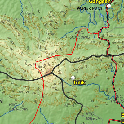 Avenza Systems Inc. N10: Bojonegoro District digital map