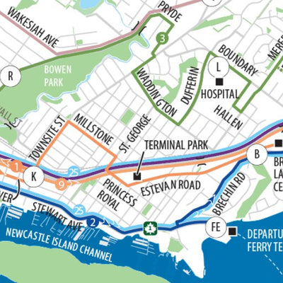 Avenza Systems Inc. Nanaimo Transit digital map