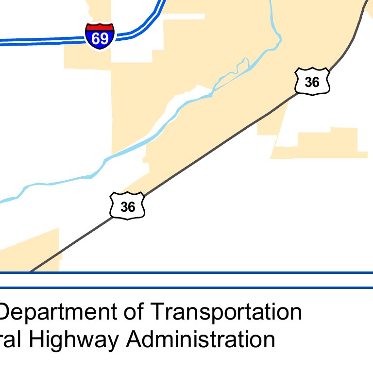 National Highway System Anderson In Map By Avenza Systems Inc Avenza Maps 4839