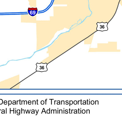 Avenza Systems Inc. National Highway System: Anderson, IN digital map