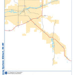 Avenza Systems Inc. National Highway System: Elkhart, IN digital map