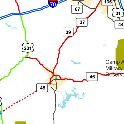 Avenza Systems Inc. National Highway System: Indiana digital map