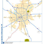 Avenza Systems Inc. National Highway System: Indianapolis, IN digital map