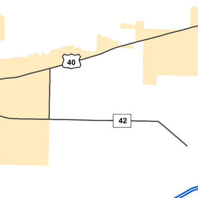 Avenza Systems Inc. National Highway System: Terre Haute, IN digital map