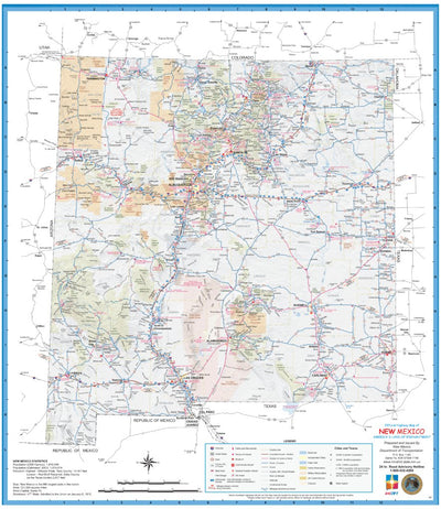 Avenza Systems Inc. New Mexico Highways digital map