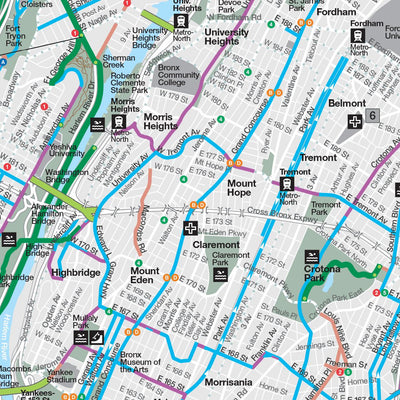 Avenza Systems Inc. New York City Bike Map - Full Map digital map